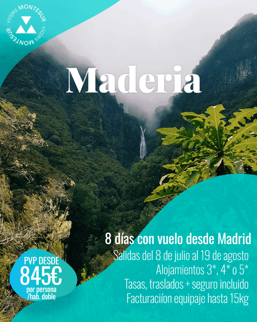 Verano en Madeira desde Madrid