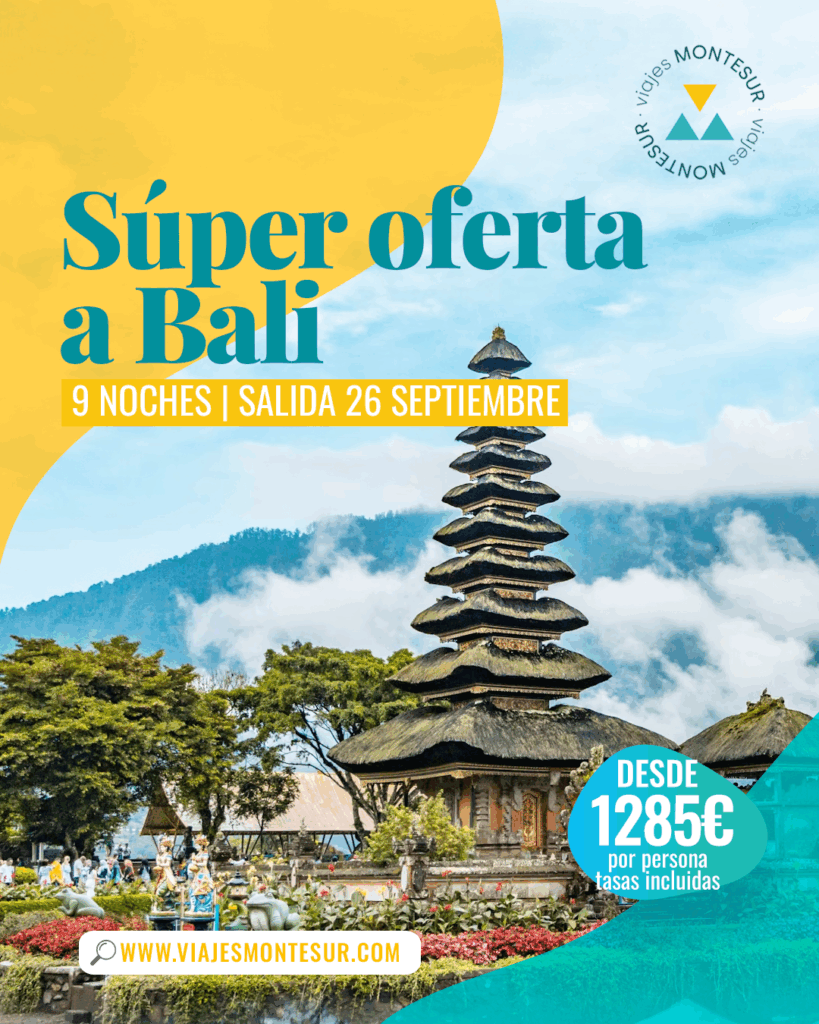 Viaje a Bali desde Madrid septiembre 2025