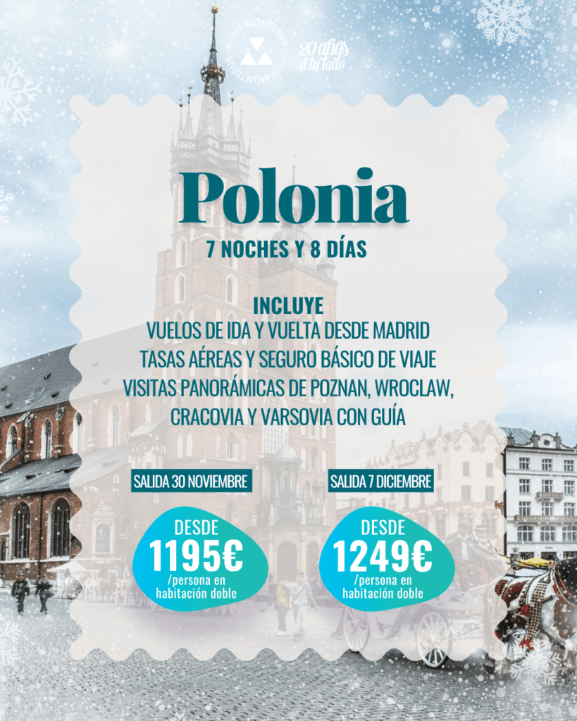 Mercadillos Navideños en Polonia – Vuelo directo desde Madrid