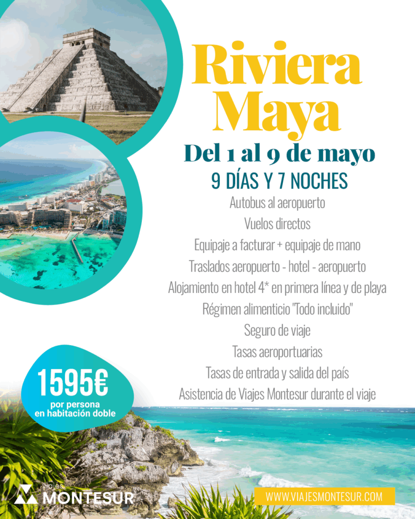 Viaje en grupo a la Riviera Maya en mayo de 2026