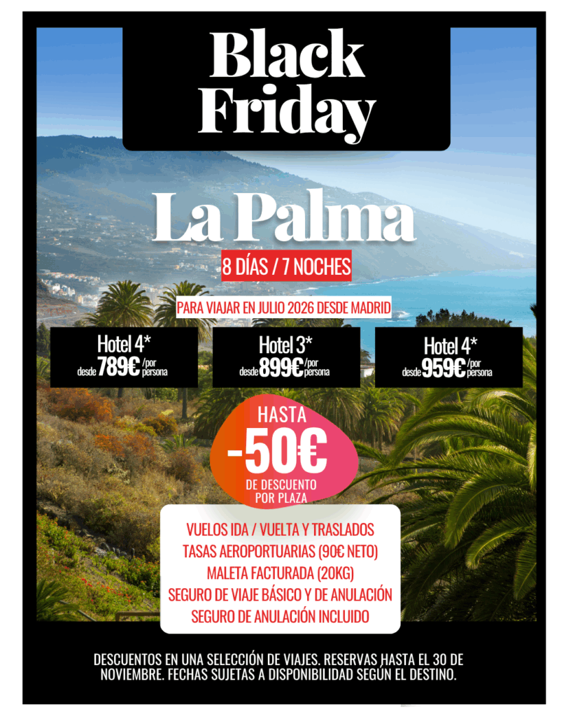 Black Friday a La Palma, Canarias en 2026
