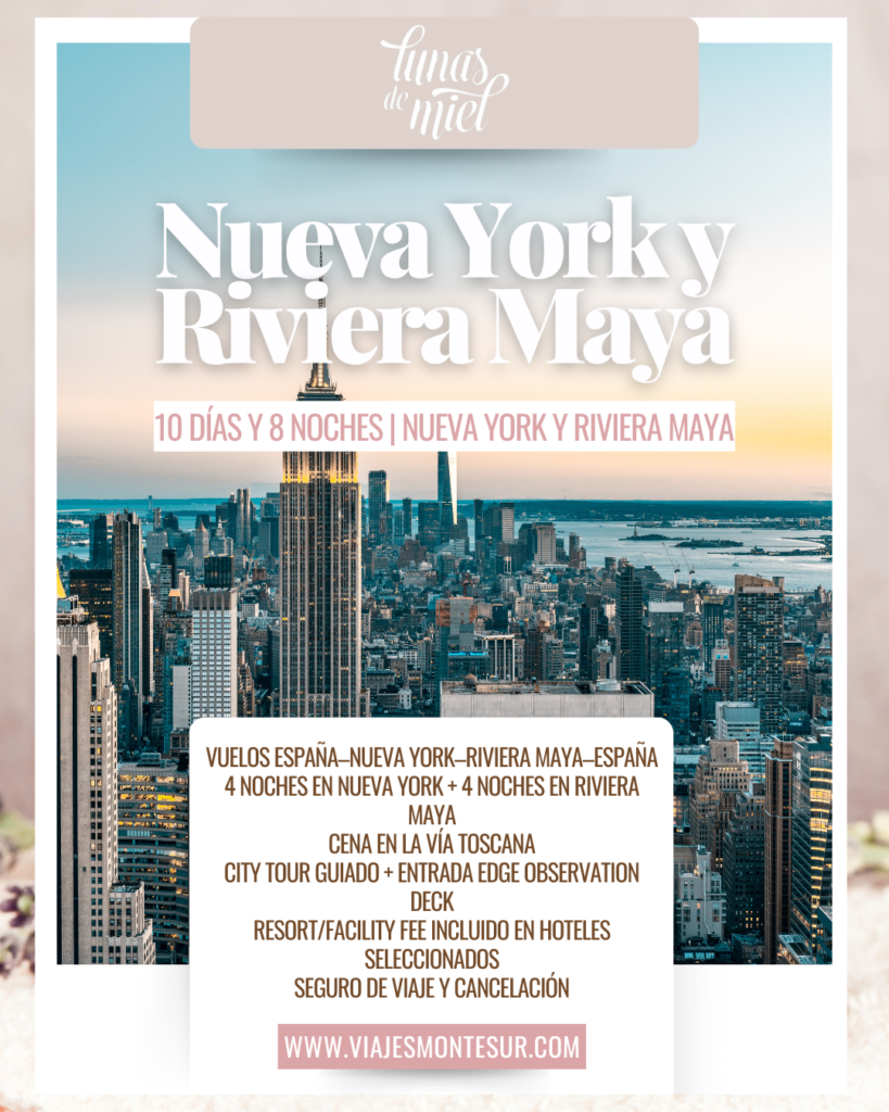 Luna de miel en Nueva York y Riviera Maya