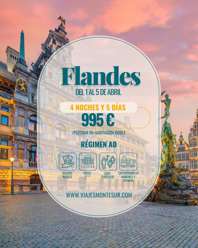 Semana Santa 2026 en Flandes con circuito desde Madrid y excursiones incluidas
