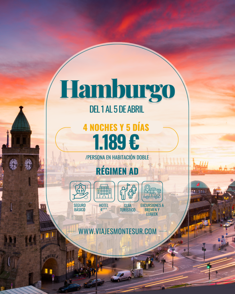 Semana Santa 2026 en Hamburgo con excursiones a Bremen y Lübeck desde Madrid