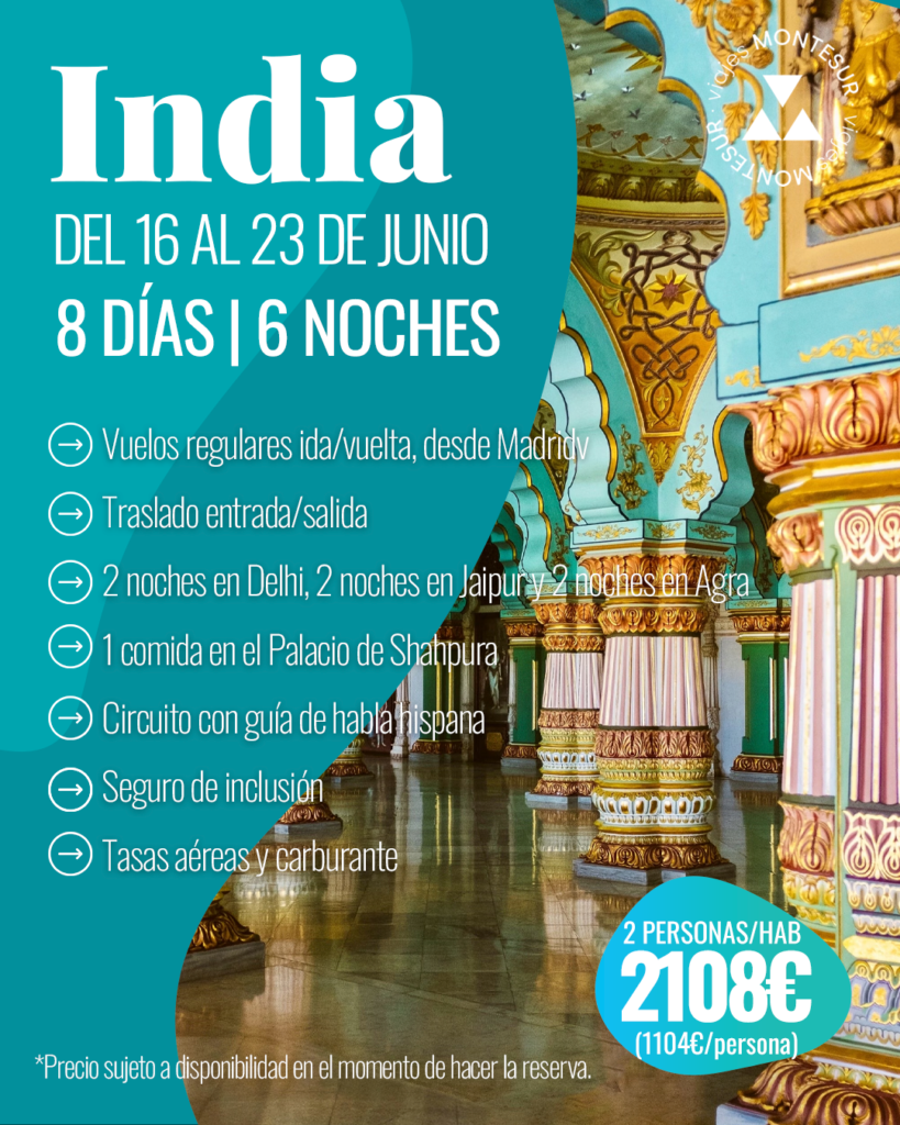 ¡Súper oferta, India Increible!