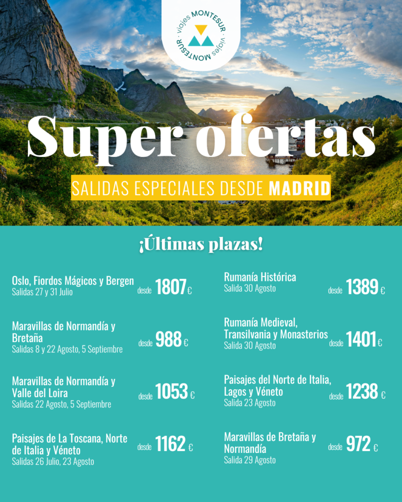 Las mejores ofertas para recorrer Europa desde Madrid