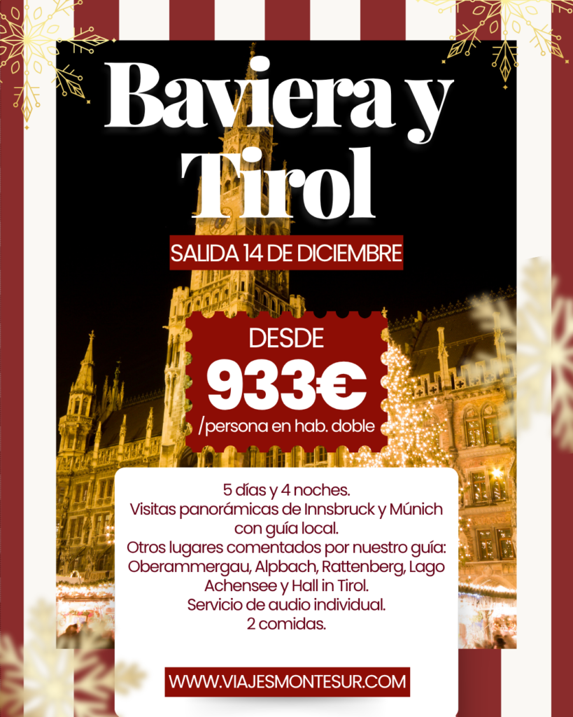 Mercadillos de Navidad en Baviera y el Tirol Austríaco: Múnich, Innsbruck y los Alpes en 5 días desde Madrid