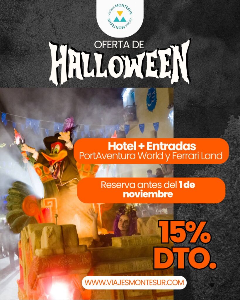 ¡Vive el Halloween más terrorífico en PortAventura World y Ferrari Land con un 15% de descuento!